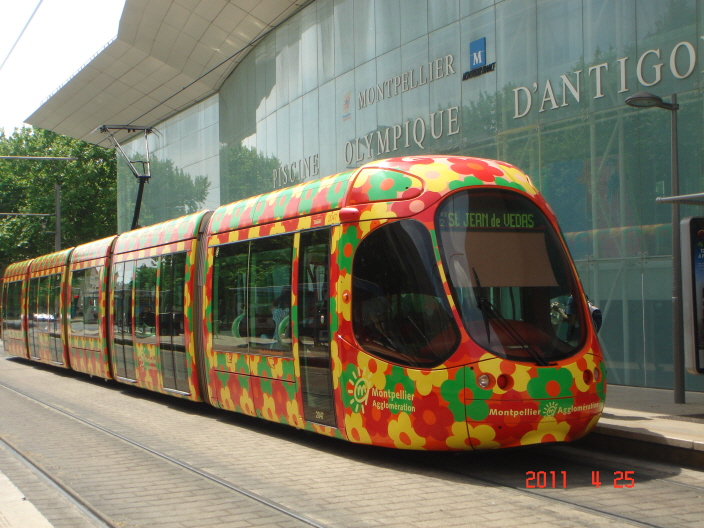 몽뻴리에 트램 2 - Tram Fleuri